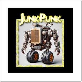 JunkPunk - Biped on Wheels - WelshDesigns Posters and Art